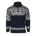 Bråtens Snow Star tröja Blå L Ulltröja med traditionellt mönster