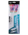 Daiwa Grand Wave Feather Rig 3 #4 Häckla med blå folie och rosa flash
