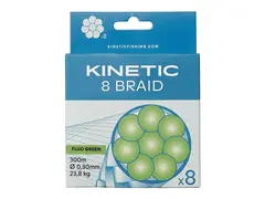 Kinetic 8 Braid 150m 0,35mm/31,5kg Fluo Green