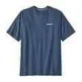 Patagonia M P-6 Logo Responsibili-Tee L Utility Blue T-skjorte med Patagonia log