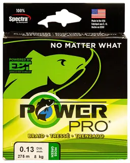 PowerPro Moss Green 275m 0,08 mm 4 kg Brottstyrka