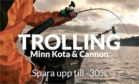 Trolling - Spara upp till -30% på Minn Kota & Cannon