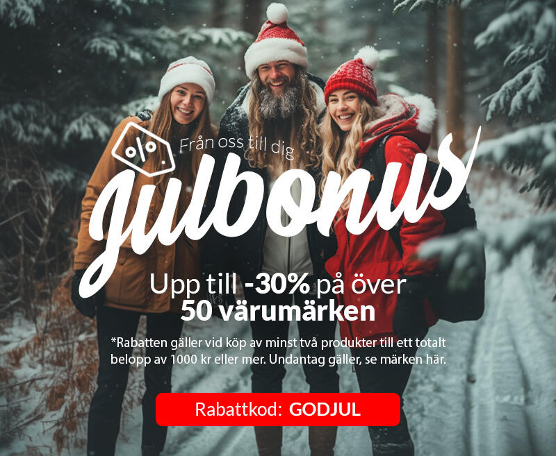 Julbonus - Upp till -30% på över 50 värumärken