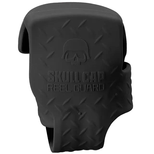 13 Fishing Skull Cap Black Gummerat skydd för dina rullar - Skitt Fiske