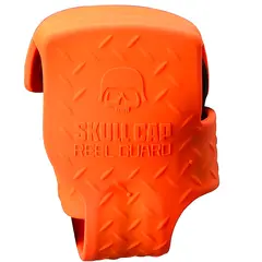 13 Fishing Skull Cap Orange Gummerat skydd för dina rullar