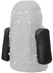 Bergans Side Pockets, Solid Charcoal 2 stycken sidofickor till ryggsäck