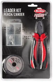 Berkley Fusion19 Leader Kit Zander/Perch Tang, sene og krymper til predatorfortom