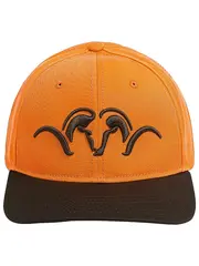 Blaser Striker Cap Blaze Orange S/M Flex-Fit caps med Argali Blaser logo