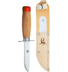 Brusletto liten speiderkniv Rød Speiderkniv med butt ända