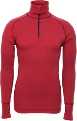 Brynje Arctic Zip Polo m/tumgrepp XL Röd tvålagers ventilerande tröja