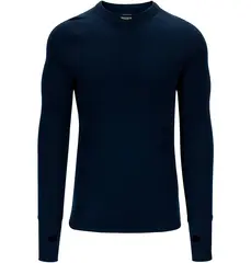 Brynje Arctic Shirt med tumgrepp S Ventilerande tröja m/rund hals - Navy