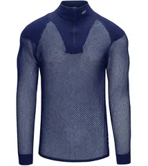 Brynje Super Thermo Zip Polo Navy S Super Thermo med inlägg
