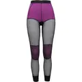 Brynje Wool Thermo Ladies Longs L Black Lady Collection -  Black/Violet
