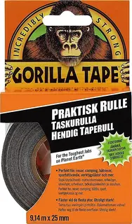 Gorilla Tape på rulle 914x25mm Svart För de tuffaste jobben på jorden!