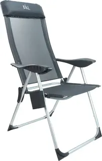 BÅL Campingstol Aluminium Komfortabel campingstol med høy rygg