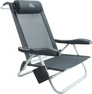 BÅL Strandstol Aluminium Lett og komfortabel strandstol