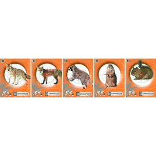 Champion Critter Series Targets 10-pack med 5 olika djurmotiv