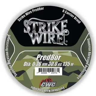 Strike Wire Predator 135m Camo Mjuk och långkastande lina