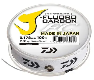 Daiwa J-Fluorocarbon Ekstrem slitestyrke og knutestyrke