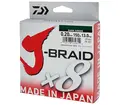 Daiwa J-Braid X8 Dark Green 0,24mm 300m Ekte japansk 8 tråds multifilament