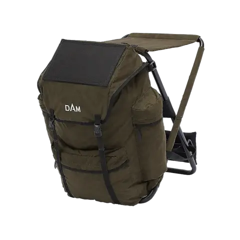 DAM Hunter Backpack Chair Wide Ljudlös stolsäck till jakt och fiske
