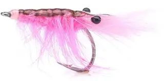 John Shrimp Hot Pink # 4 Köp 12 flugor och få en gratis flugask