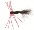 Montana rubber leg #6 - Black/red Köp 12 flugor och få en gratis flugask
