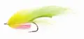Zonker Minnow Chartreuse #6 Köp 12 flugor och få en gratis flugask