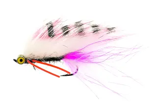 Zonky Pink/White #6 Köp 12 flugor och få en gratis flugask