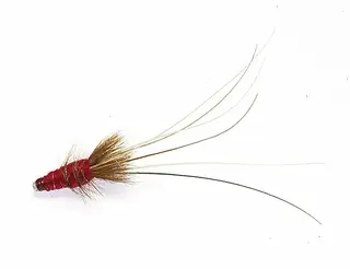 Fishmadman Frances Copper Tube - Red Köp 12 flugor och få en gratis flugbox