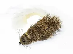 Fishmadman Tube Mouse-Rat - White Zonker Köp 12 flugor och få en gratis flugbox