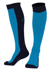 Fjellulla Long Socks blue/blue 43-45 Långa AntiBug strumpor i Merinoull