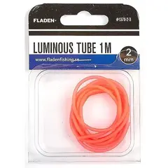 Fladen Luminous tube 1m Red 8mm 8mm Gummislang i självlysande färger