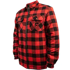 Fladen Forest Shirt Thermal Röd/Svart M