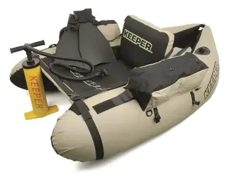 Keeper Float Tube Kit Bellyboat med føtter,pumpe og bærebag