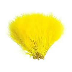 Wapsi Wolly Bugger Marabou Yellow Marabou av hög kvalitet