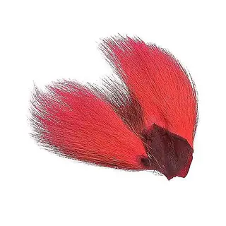 Wapsi Bucktail Piece Fluo red Högkvalitativ bucktail