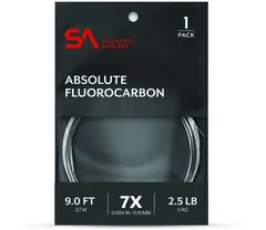 SA Absolute Fluorocarbon Leader 9' 0X 0,28 mm