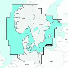 Garmin Maritime kart Skagerrak EU645L Garmin Navionics+ verdensledende sjøkart