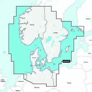 Garmin Maritime kart Skagerrak EU645L Garmin Navionics+ världsledande sjökort