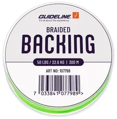 Guideline Braided Backing Lime Green 50 lbs 200m