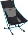 Helinox Beach Chair Black/Cyan Blue Superlett og kompakt stol for stranden