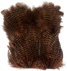 Softhackle patch Grizzly Ginger Supermjuka hackles