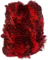 Softhackle patch Grizzly Red Supermjuka hackles