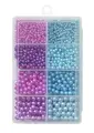 Kinetic Pearl Beads Kit Flytkulor, Purple/Light Blue