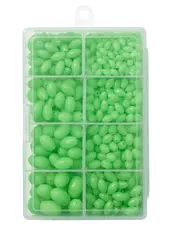 Kinetic Hard Beads Kit Green/Glow Flytkulor