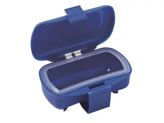 Kinetic Worm Box For Belt Blue Klassisk masklåda du kan fästa på bältet