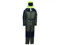 Kinetic Guardian 2pcs Flotation Suit S 2-delad flytoverall Olive/Black