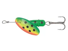 Kinetic Bug 9g Green/Yellow/Orange Långkastande och lättfiskad spinnare