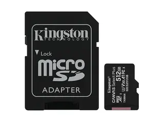 Kingston Canvas Select SDHC Kort 512GB Minnekort till viltkamera